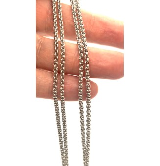 Chaine pour pendentif ou charms acier inoxydable différentes longueur