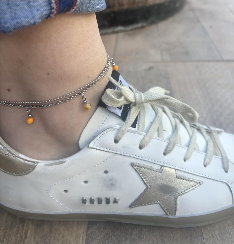 Bracelet De Cheville Tournesol En Alliage Argenté - Chaîne Noire Tressée, Style Boho Chic Pour Femmes Et Filles