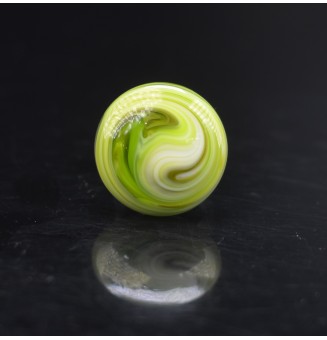 cabochon artisanal en verre filé "VERT" pour bague, bracelet ou collier interchangeable en verre  (sans le support )