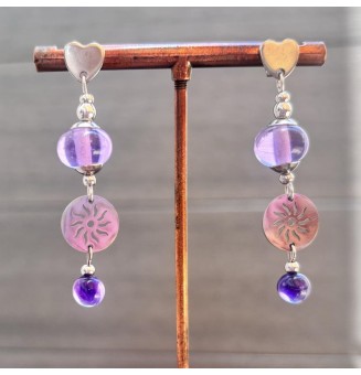 Boucles d'Oreilles "Coeur...