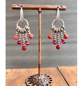 Boucles d’Oreilles en Verre...