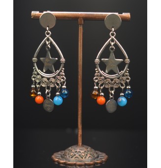 Boucles d’Oreilles en Verre...