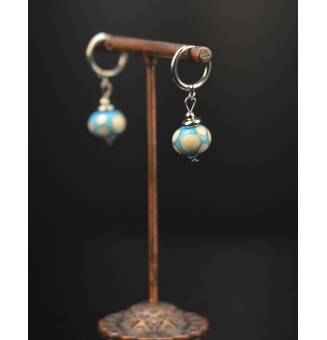 Boucles d’Oreilles en Verre...