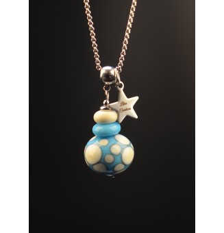 collier 70+3 cm "turquoise...