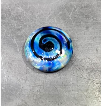 cabochon artisanal en verre...