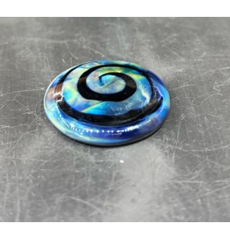 cabochon artisanal en verre...