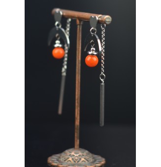 Boucles d'oreilles "ORANGE"...