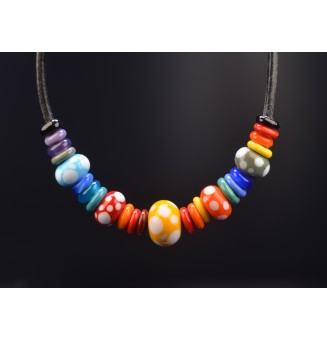 collier MULTICOLORE 45 cm...