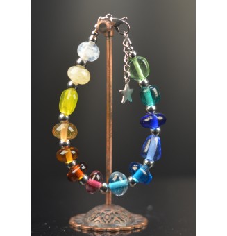 Bracelet multicolore en...