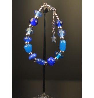 Bracelet en perles de verre...