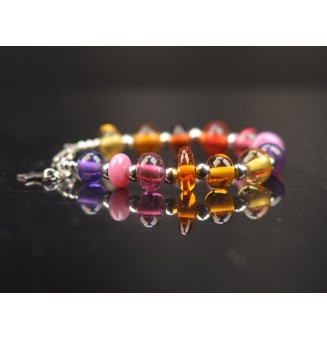Bracelet multicolore en...