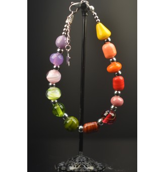 Bracelet "multicolore" en...