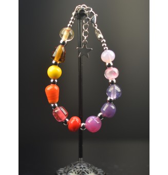 Bracelet "multicolore" en...