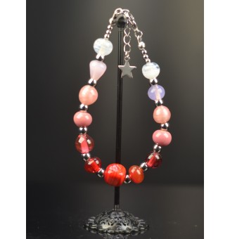 Bracelet en perles de verre...