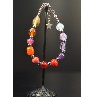 Bracelet "multicolore" en...