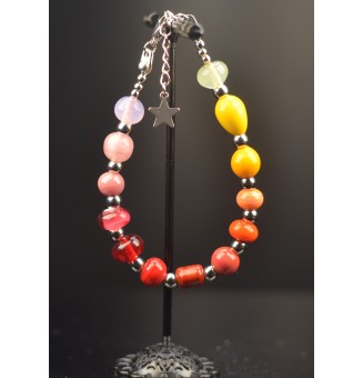 Bracelet "multicolore" en...
