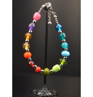 Bracelet "multicolore" en...