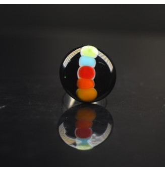 Bague en Verre Filé au...
