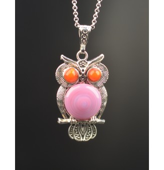 collier hibou 50+ 3 cm...