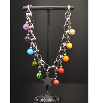 Bracelet Charms en Verre...