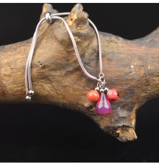 Bracelet fin en perles de...