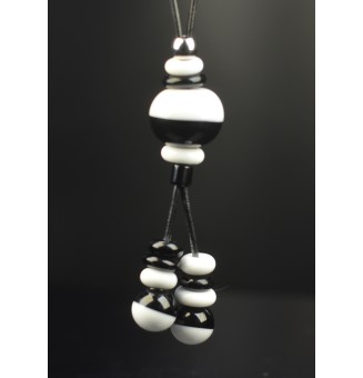 collier avec perles de...