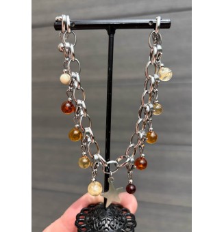 Bracelet Charms en Verre...