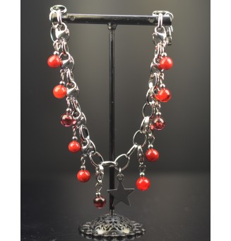 Bracelet Charms en Verre...