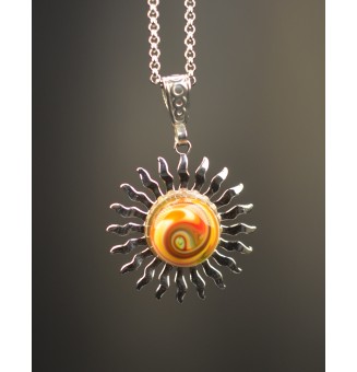 Collier Soleil Multicolore...