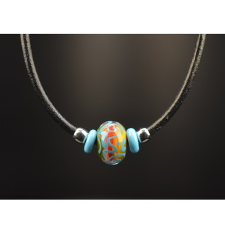 collier multicolore 44+3 cm...