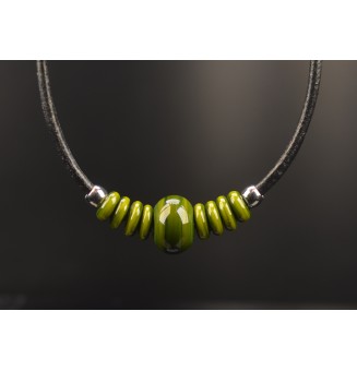 collier couleur VERT RICHE...