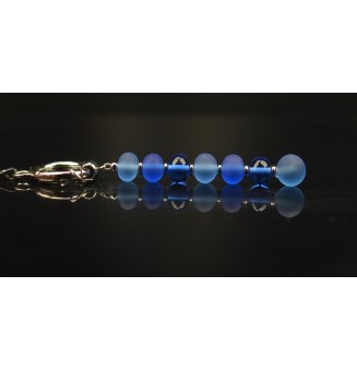 Collier avec Pendentif Interchangeable en Perles de Verre Filé - Élégance Personnalisable