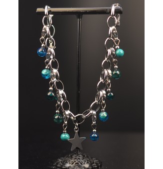 Bracelet Charms en Verre...