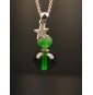 Collier "vert" en Perles de...