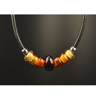 collier couleur AMBRE  45+3...