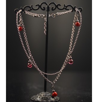 Bracelet de cheville double...