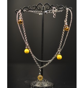 Bracelet de cheville double...