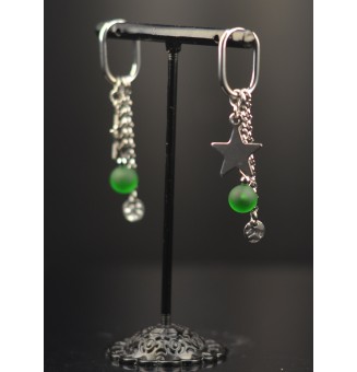 Boucles d’Oreilles en Verre...