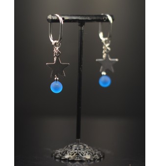 Boucles d’Oreilles en Verre...