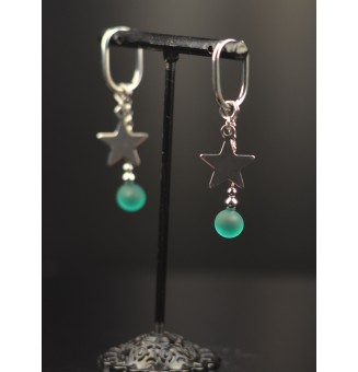 Boucles d’Oreilles en Verre...