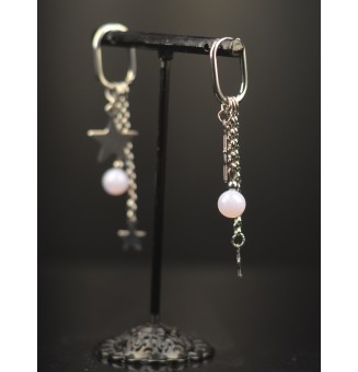 Boucles d’Oreilles en Verre...