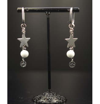 Boucles d’Oreilles en Verre...
