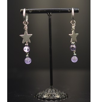 Boucles d’Oreilles en Verre...
