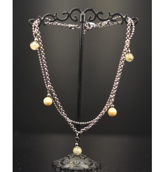 Bracelet de cheville double...