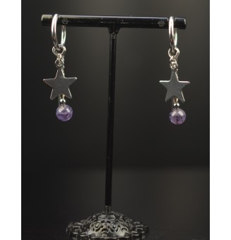 Boucles d’Oreilles en Verre...