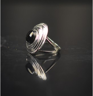 Bague en Verre Filé au...