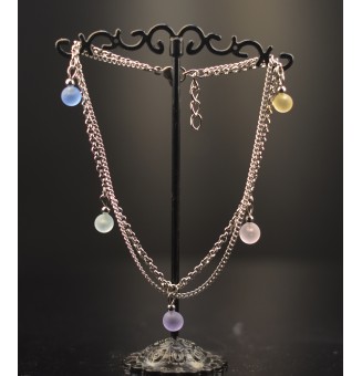 Bracelet de cheville double...