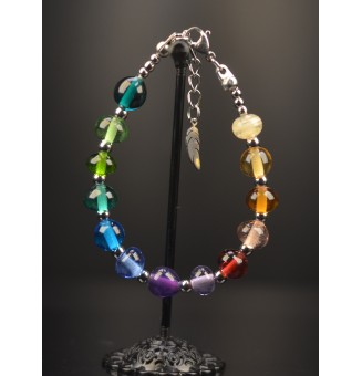 Bracelet "multicolore" en...