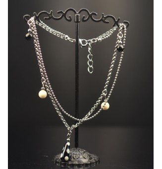 Bracelet de cheville double...