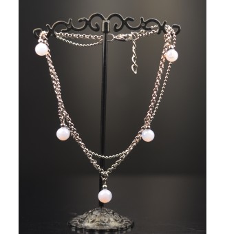 Bracelet de cheville double...